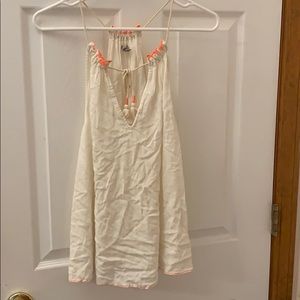 Ecote cream tank top